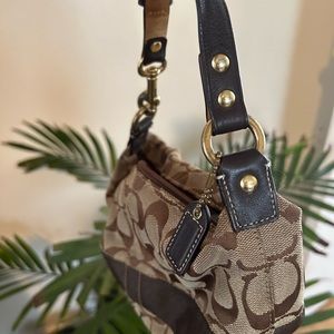 Vintage brown mini Coach bag purse